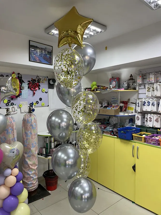 Букеты из шаров Тирасполь: гелий, фольга, звезды, сердца, цифры, наборы на праздник и ДР
