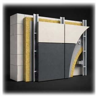 Из чего состоит облицовка композитом фасада