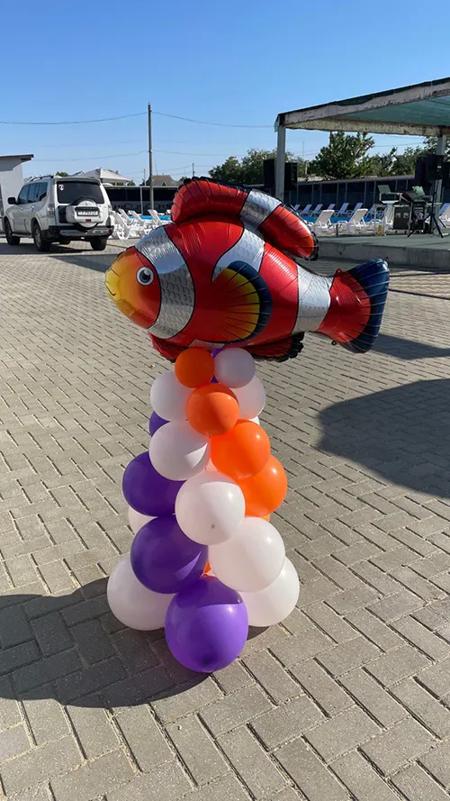 Фигуры из шаров на детский день рождения оформление и подарок Тирасполь Бендеры ПМР