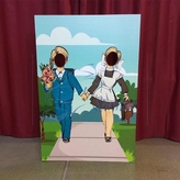 📱 077766266 Тантамареска фон с отверстиями для фото. Прикольные рекламные фона для фото. Персонажи, актеры, на день рождения, для фото в Тирасполе, Бендерах, Рыбнице и по всему Приднестровью