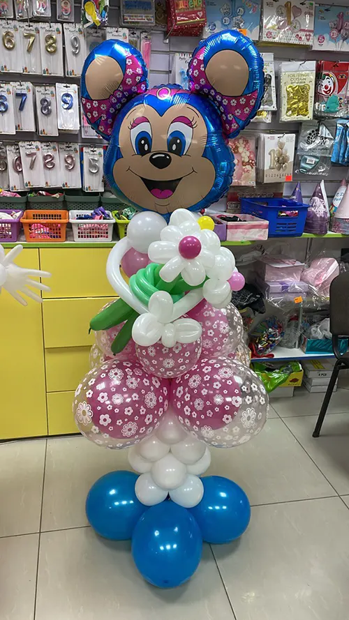 Фигурки из шаров для утренника и детского ДР: большие персонажи, наборы, фотозона Тирасполь 