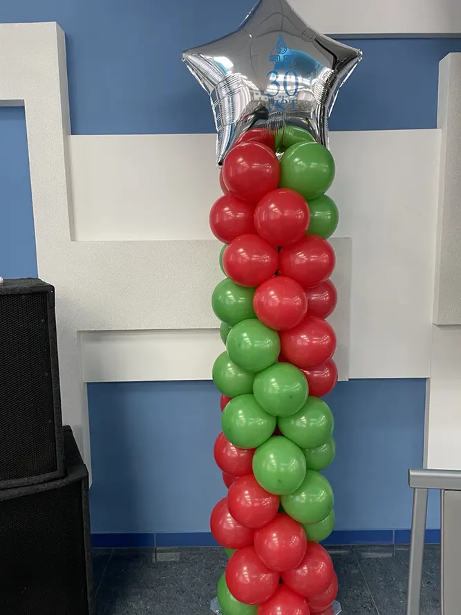 Колонны и арки из шаров Тирасполь: входная группа, открытие магазина, фотозона, монтаж на месте