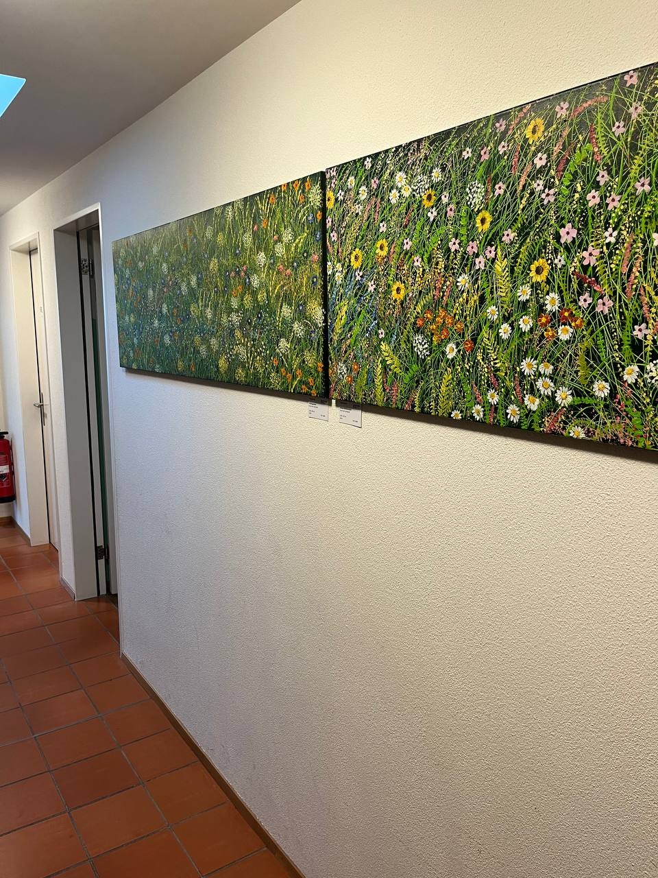 Solo-Ausstellung von Silvia Mende Zusammenarbeit der Galerie Kunstwerkstube mit dem Waldgasthaus Baldegg . Baden. Switzerland. Art. Kunst. Austellung