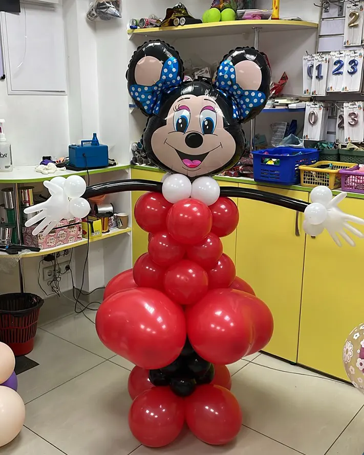 Фигурки из шаров для утренника и детского ДР: большие персонажи, наборы, фотозона Тирасполь 