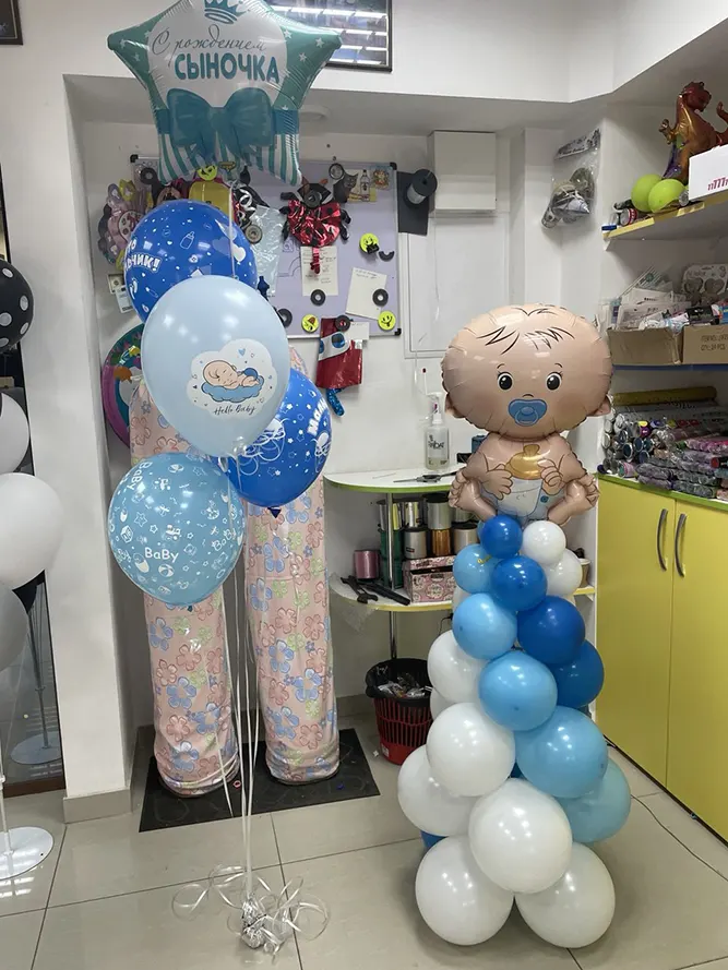 Фигурки из шаров для утренника и детского ДР: большие персонажи, наборы, фотозона Тирасполь 