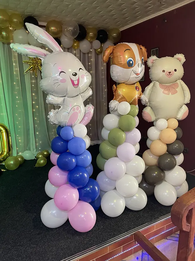 Фигурки из шаров для утренника и детского ДР: большие персонажи, наборы, фотозона Тирасполь 